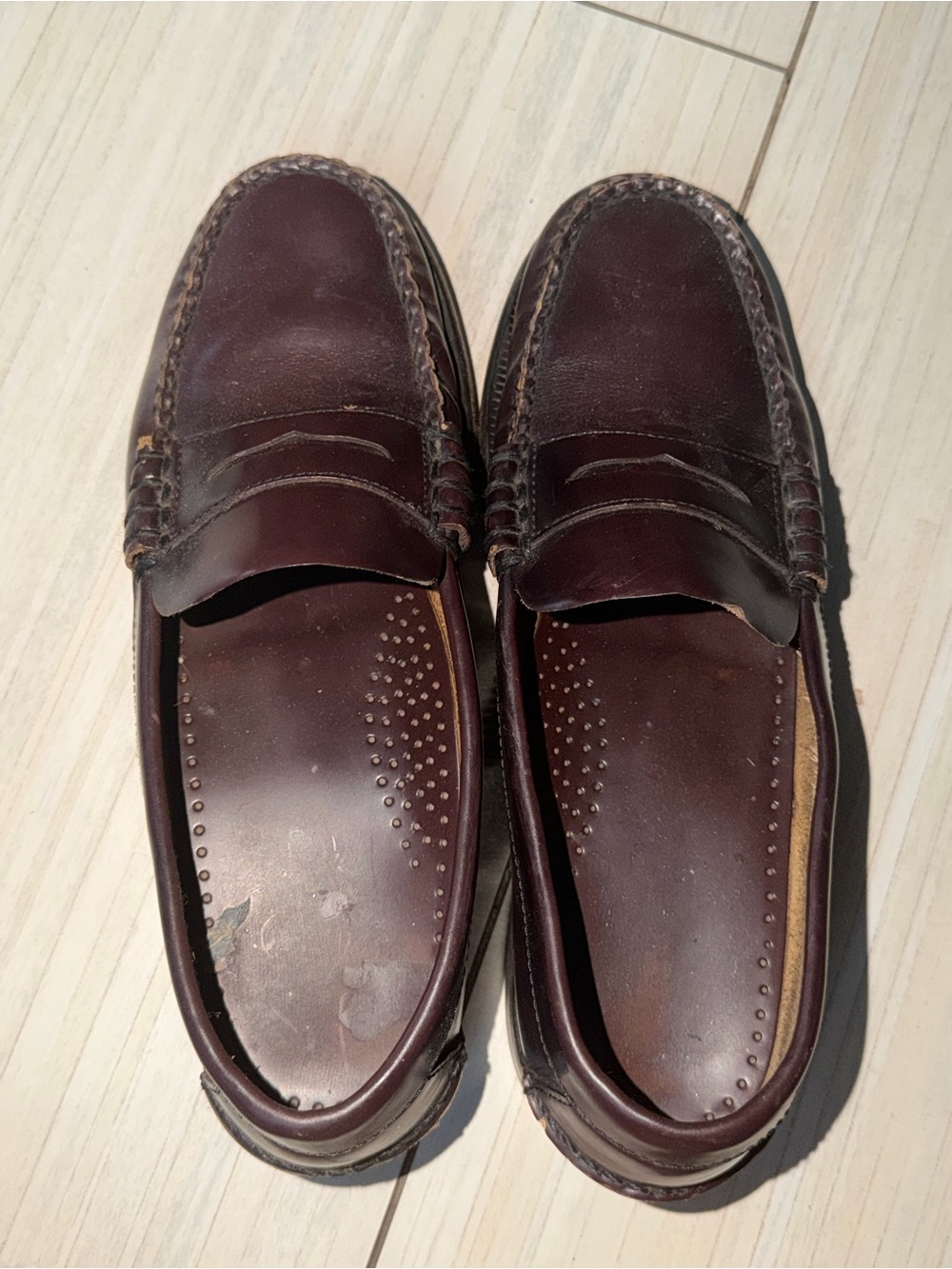 Sebago Men's Brown and Burgundy Loafers